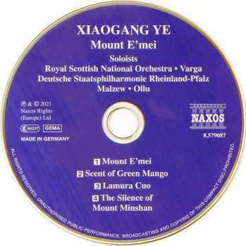 CD Royal Scottish National Orchestra: Mount E'mei