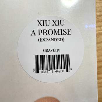 LP Xiu Xiu: A Promise CLR