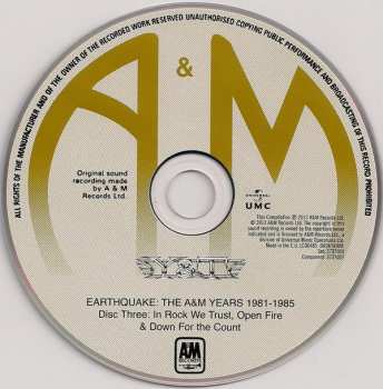 4CD/Doos Y & T: Earthquake - The A&M Years