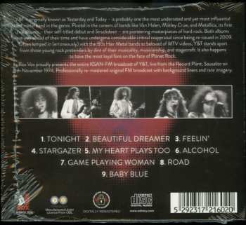 CD Y & T: Live: Record Plant, 1974