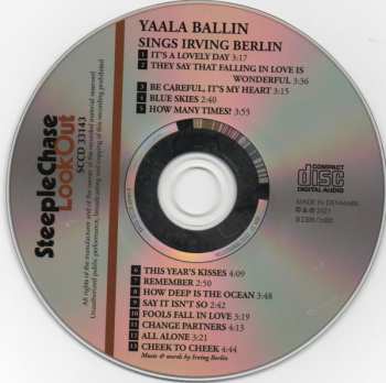 CD Yaala Ballin: Sings Irving Berlin