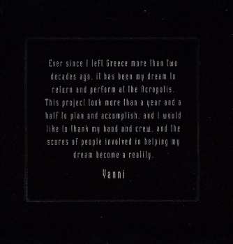 CD Yanni: Live At The Acropolis