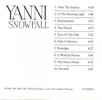 CD Yanni: Snowfall