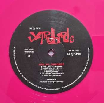 LP The Yardbirds: Five Live Yardbirds CLR