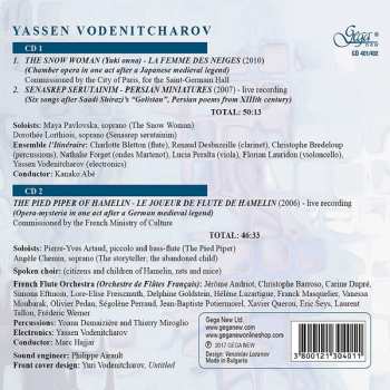 2CD Yassen Vodenitcharov: The Snow Woman (Yuko Onna) - Persian Miniatures - The Pied Piper Of Hamelin