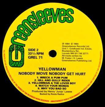 LP Yellowman: Nobody Move Nobody Get Hurt