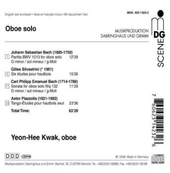 CD Yeon-Hee Kwak: Oboe Solo
