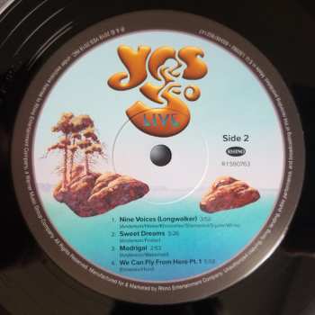 4LP Yes: Yes 50 Live