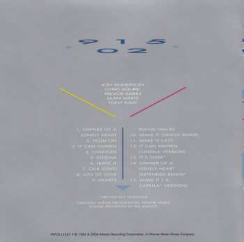 CD Yes: 90125 LTD
