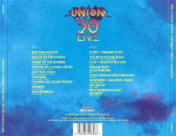 2CD Yes: Union 30 Live: Wembley Arena London June 29th 1991