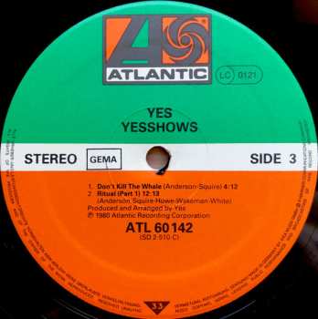 2LP Yes: Yesshows