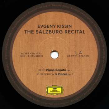 2LP Frédéric Chopin: The Salzburg Recital