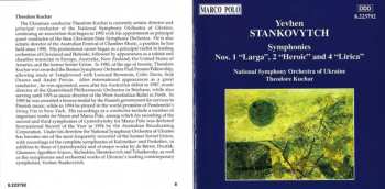 CD National Symphony Orchestra Of Ukraine: Symphonies Nos. 1 "Larga", 2 "Heroic" And 4 "Lirica"