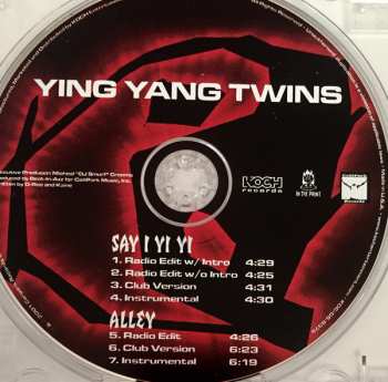 CD Ying Yang Twins: Say I Yi Yi b/w Alley