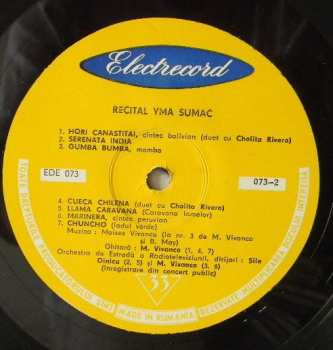 LP Yma Sumac: Recital