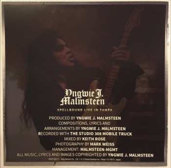 2CD Yngwie Malmsteen: Spellbound Live In Tampa