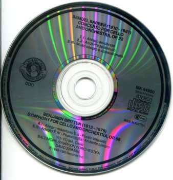 CD Yo-Yo Ma: Cello Concerto, Symphony For Cello & Orchestra