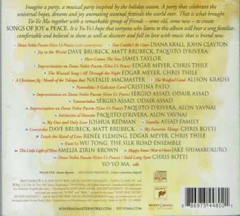 CD Yo-Yo Ma: Songs Of Joy & Peace