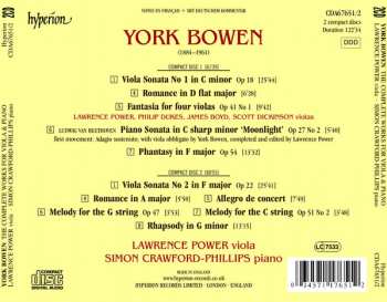 2CD Lawrence Power: The Complete Works For Viola And Piano