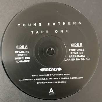 2LP Young Fathers: Tape One / Tape Two