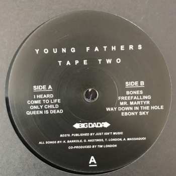 2LP Young Fathers: Tape One / Tape Two