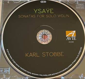 CD Eugene Ysaye: Sonatas For Solo Violin 