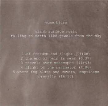 CD Yume Bitsu: Giant Surface Music Falling To Earth Like Jewels From The Sky