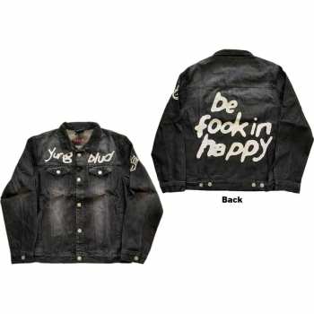 Merch Yungblud: Džínová Bunda Be Fooking Happy S