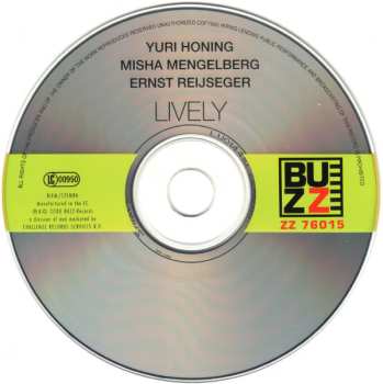 CD Yuri Honing: Lively