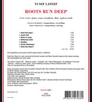 CD Yusef Lateef: Roots Run Deep