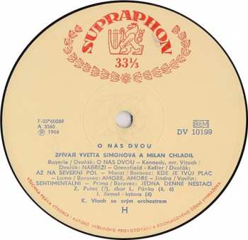 LP Yvetta Simonová: O Nás Dvou