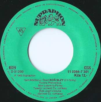 SP Yvonne Přenosilová: Boty Proti Lásce / Roň Slzy