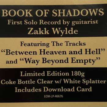 2LP Zakk Wylde: Book Of Shadows LTD | CLR