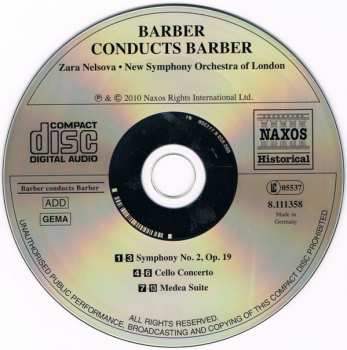 CD Samuel Barber: Barber Conducts Barber