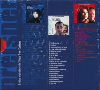 3CD/Doos Zbigniew Preisner: Three Colors Bleu Blanc Rouge Original Soundtracks By Zbigniew Preisner