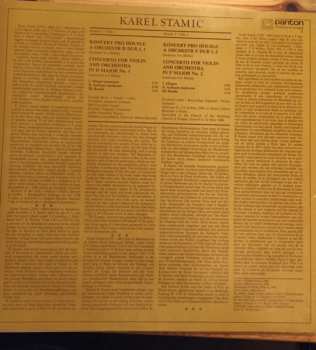 LP Carl Stamitz: Concertos For Violin And Orchestra In D Major And F Major