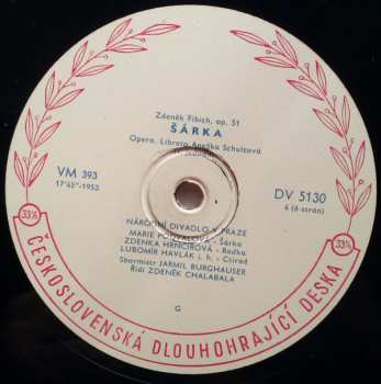 3LP Orchestr Národního Divadla: Šárka (3xLP)