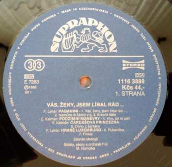 LP Zdeněk Matouš: Vás, Ženy, Jsem Líbal Rád...