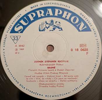 LP Zdeněk Štěpánek: Zdeněk Štěpánek Recituje