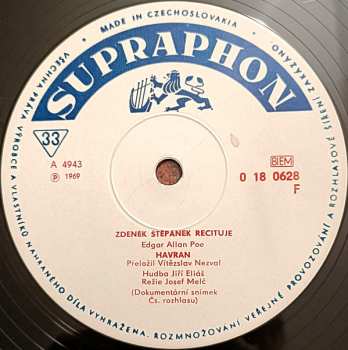 LP Zdeněk Štěpánek: Zdeněk Štěpánek Recituje