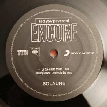 LP Zed Yun Pavarotti: Encore