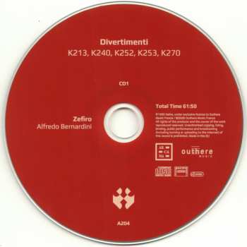 6CD/Doos Zefiro: The Mozart Collection