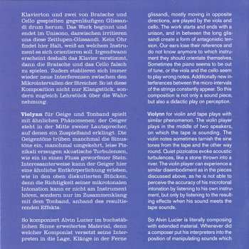 CD Zeitkratzer: Old School: Alvin Lucier