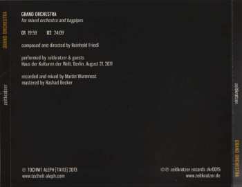 CD Zeitkratzer: Grand Orchestra