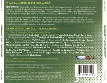 CD Sergei Vasilyevich Rachmaninoff: Plays Rachmaninoff