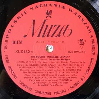 LP Zespół Pieśni I Tańca Śląsk: The Polish Song And Dance Ensemble - Vol. 1