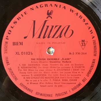 LP Zespół Pieśni I Tańca Śląsk: The Polish Song And Dance Ensemble - Vol. 1