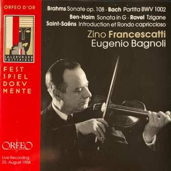 Album Zino Francescatti: Zino Francescatti. Eugenio Bagnoli 