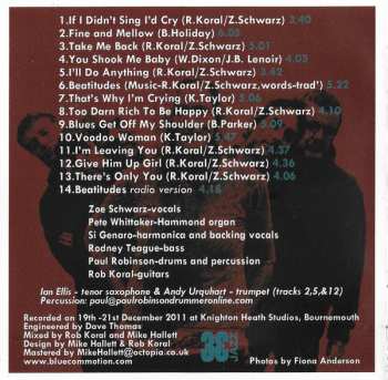 CD Zoe Schwarz Blue Commotion: Good Times