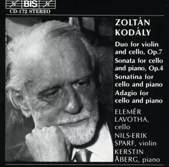 Duo For Violin And Cello, Op. 7, Sonata For Cello And Piano, Op. 4, Sonatina For Cello And Piano, Adagio For Cello And Piano